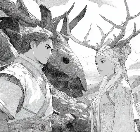 奇幻爱情漫画封面